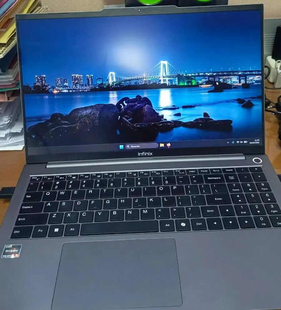 Infinix XBook B15 Ryzen 5 7430U RAM 8GB SSD 512