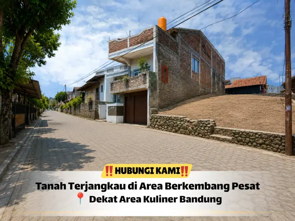 Booking Hari Ini! Tanah Bojongkoneng Dekat Kampus