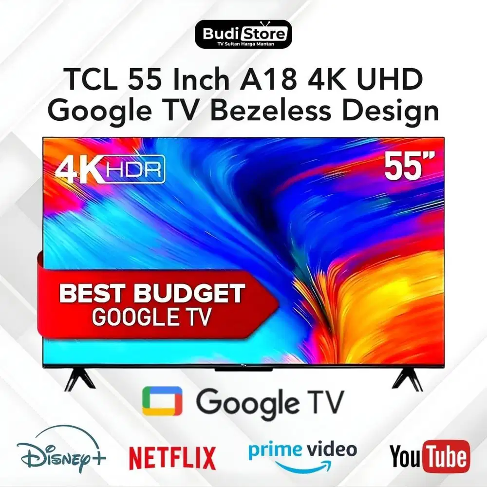 TCL 55 Inch A18 4K UHD Google TV