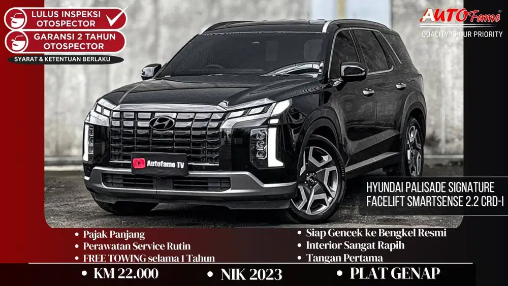 Hyundai Palisade Signature Facelift SmartSense 2.2 CRD-i NIK 2023 Akhi