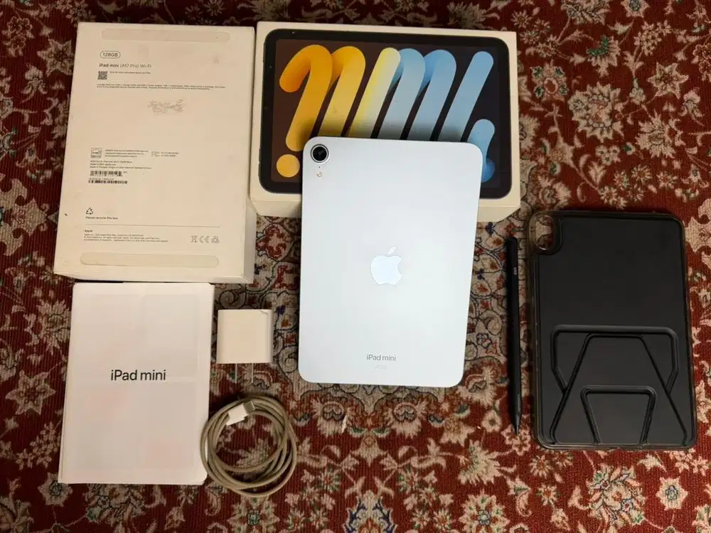 iPad Mini 7 128gb + Pencil Garansi On