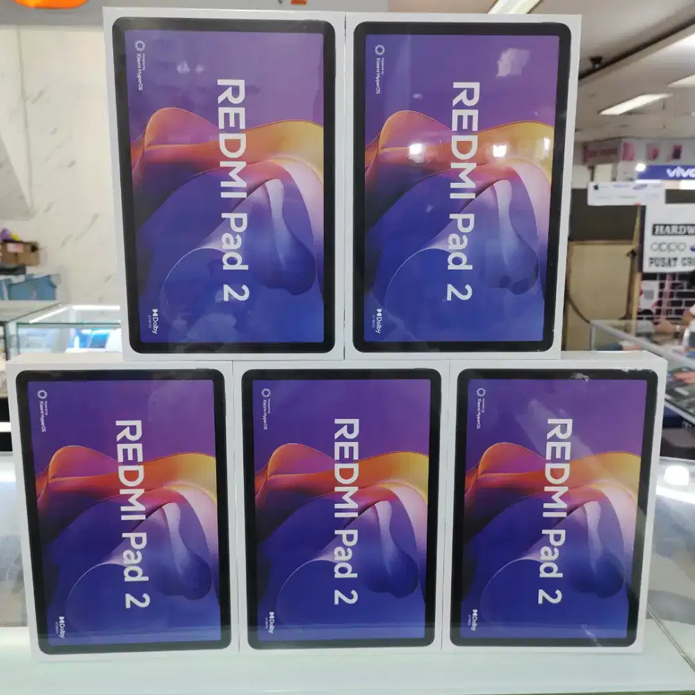 Xiaomi Redmi Pad 2 Wifi ram 4gb+4gb/128gb baru garansi resmi