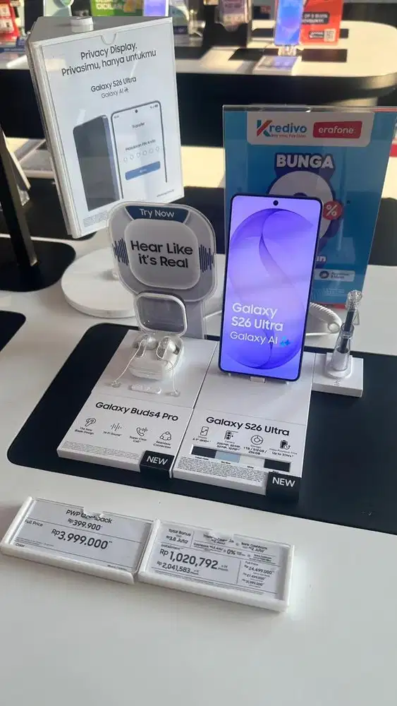 Ready Samsung Galaxy S26 Ultra 256GB Bisa Cicilan 0% Syarat KTP Saja
