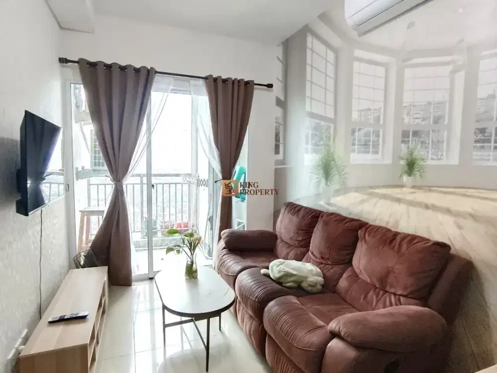 Hunian di Atas Mall Green Bay Pluit Greenbay 1Br 42M² Full Furnished, Interior Kondominium View City Light Terbaik