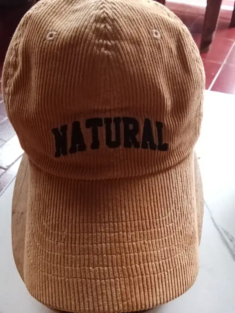 PRELOVED Polo Cap Corduroy HOMERUN CAP, Made in Korea, COD Cijantung