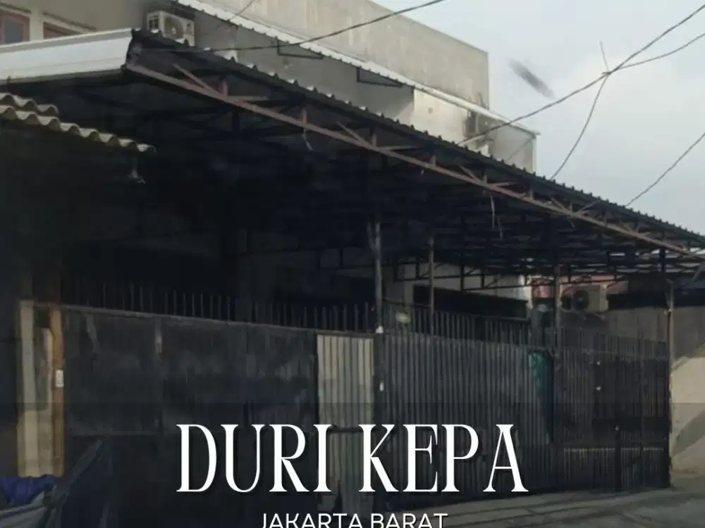 DIJUAL MURAH ADA 3 UNIT RUKO GANDENG DI DURI KEPA JAKARTA BARAT