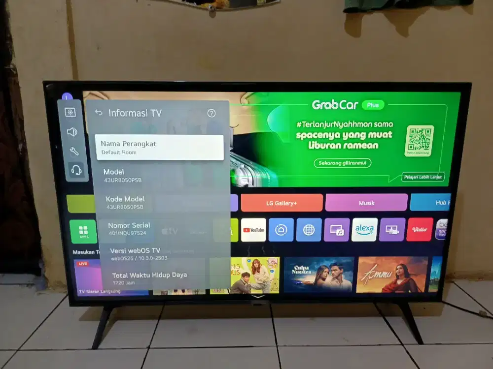 TV LED LG 43 UHD 4K SMART TV DAN SIARAN DIGITAL