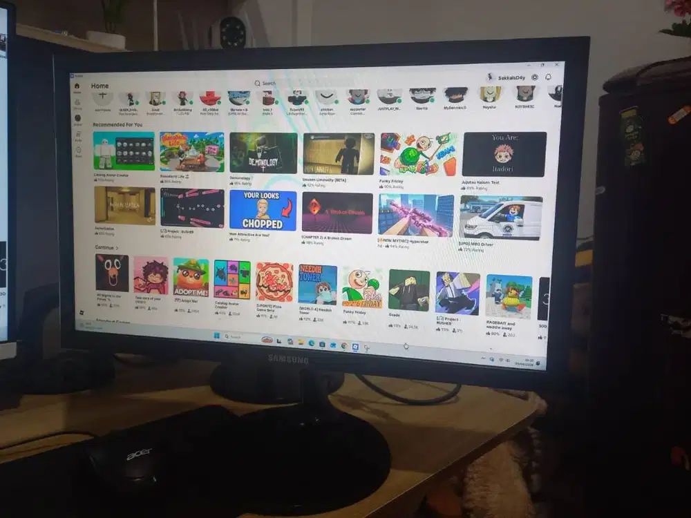 Monitor Samsung 20 Inch S20D300NH / LS20D300NH/XD Second