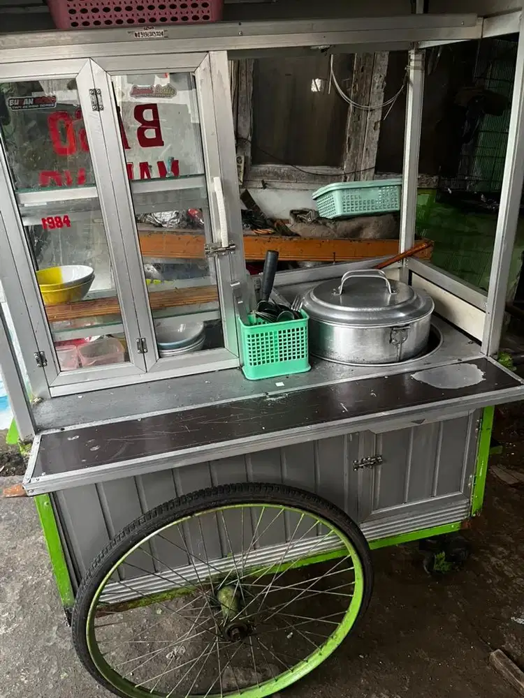 Jual Gerobak Bakso Malang Siap Pakai Kondisi Bagus