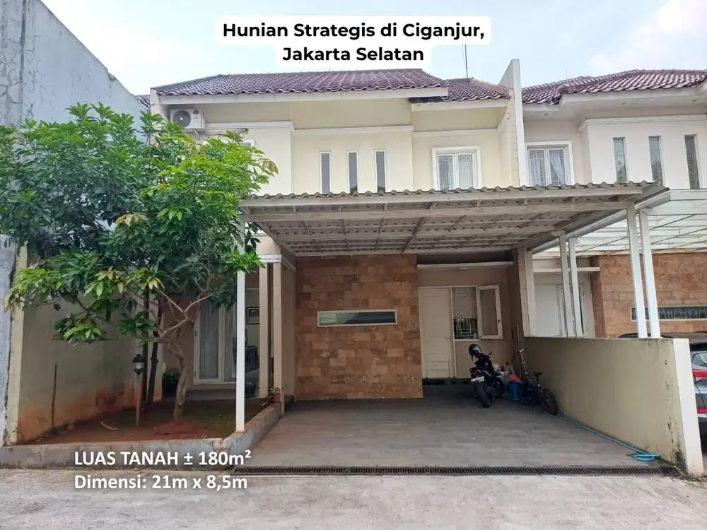 DIJUAL RUMAH DALAM CLUSTER – CIGANJUR JAKARTA SELATAN