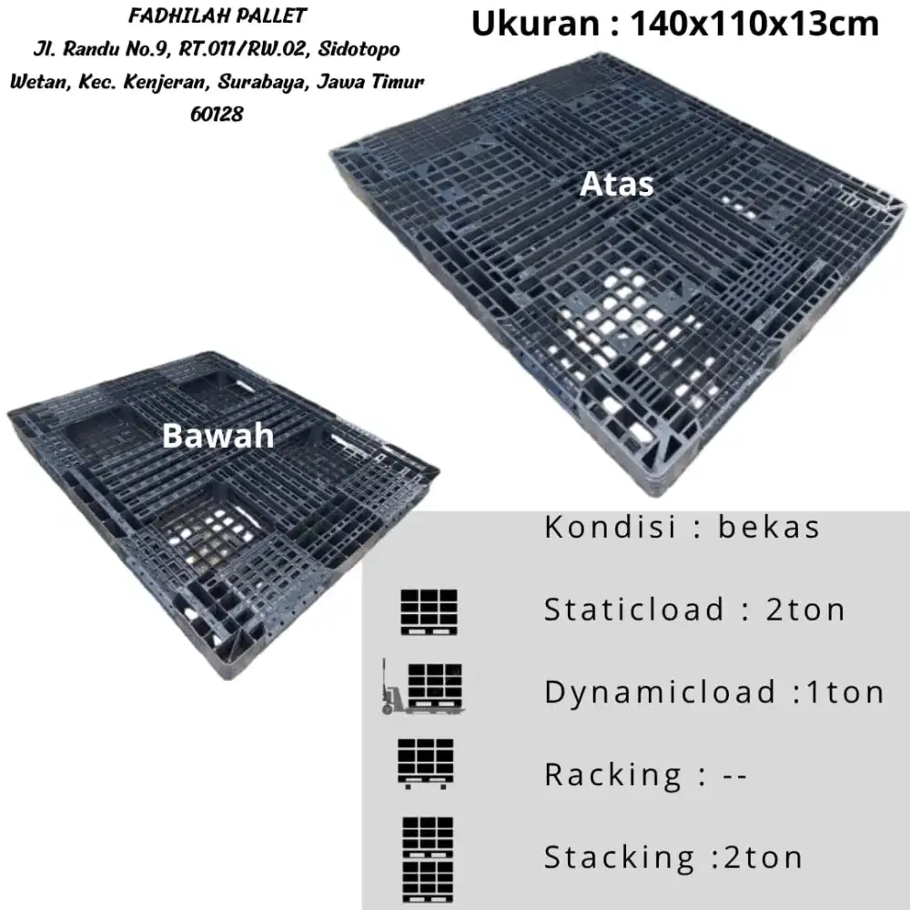 Pallet plastik bekas banyak dicari