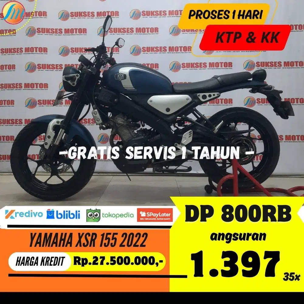 DP PROMO 800RIBU YAMAHA XSR 155 2022 ANGSURAN TERJANGKAU BERGARANSI