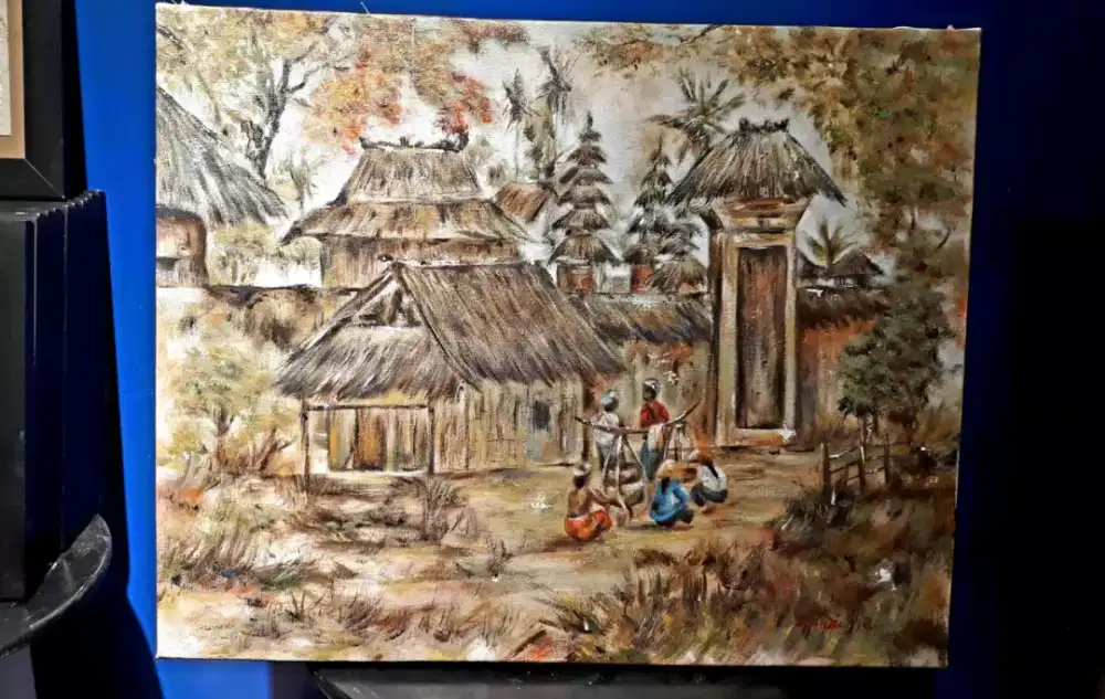 Lukisan Canvas Baru