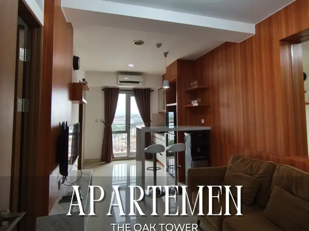 DIJUAL MURAH APARTEMEN THE OAK TOWER FURNISHED DI JAKARTA TIMUR