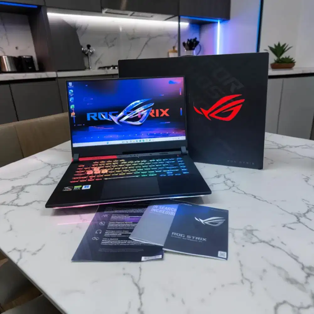 Laptop Super Gaming & Design Asus ROG G513QC Ryzen 7 Nvidia RTX 3050