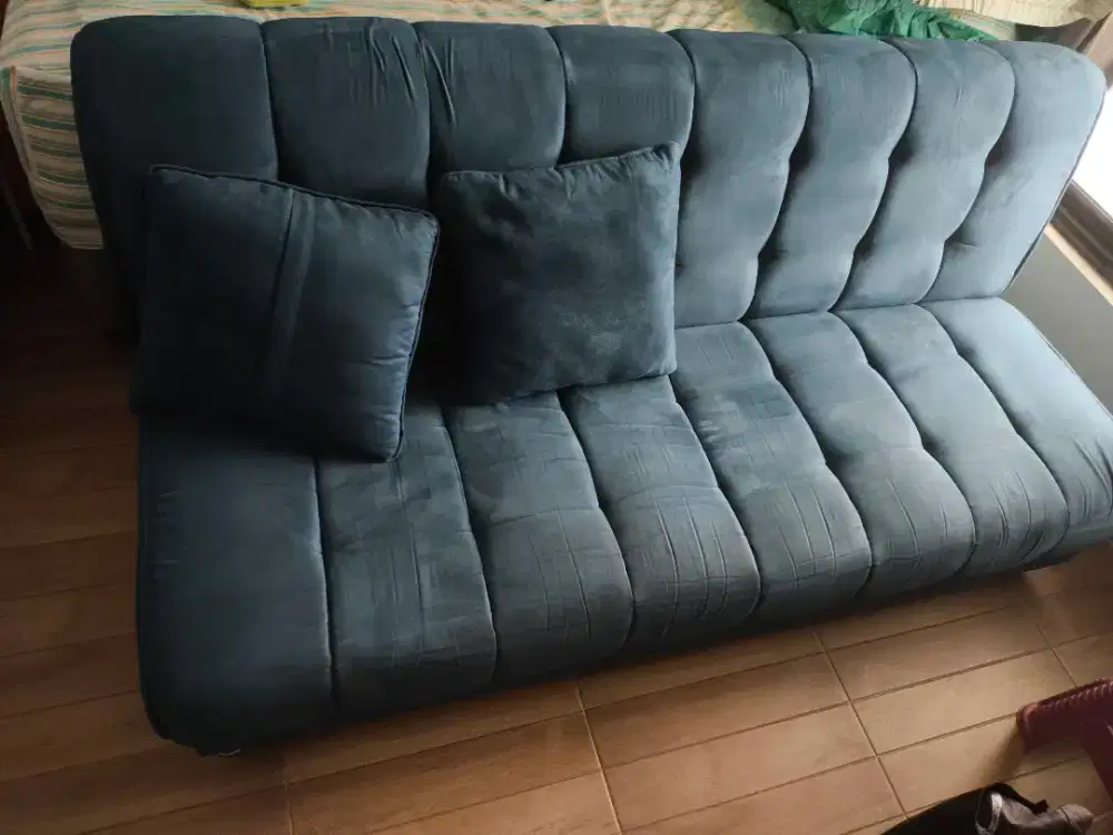 Sofa Bed Biru Preloved