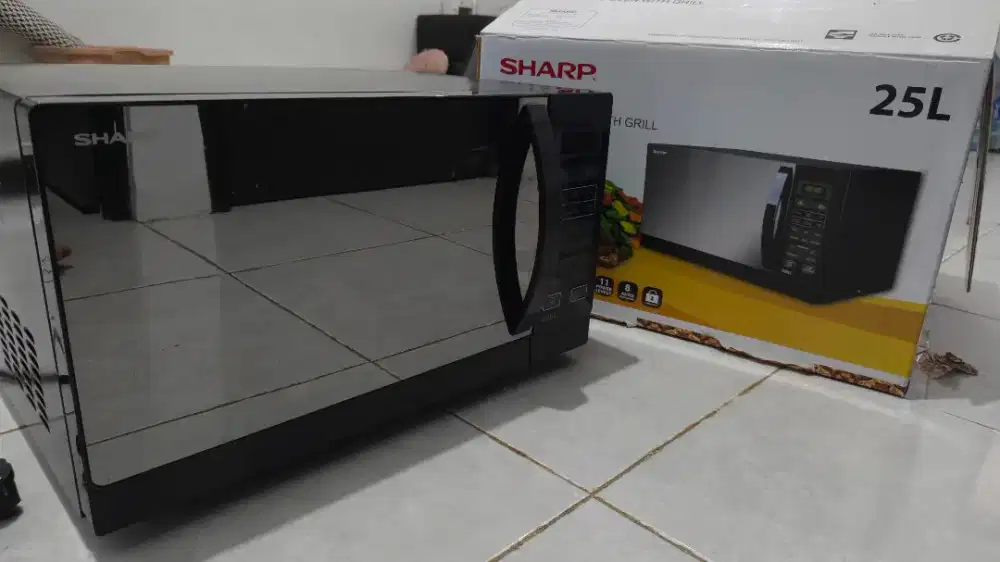 Microwave SHARP R-728(K)-IN 25 Liter ( belum pernah dipakai )