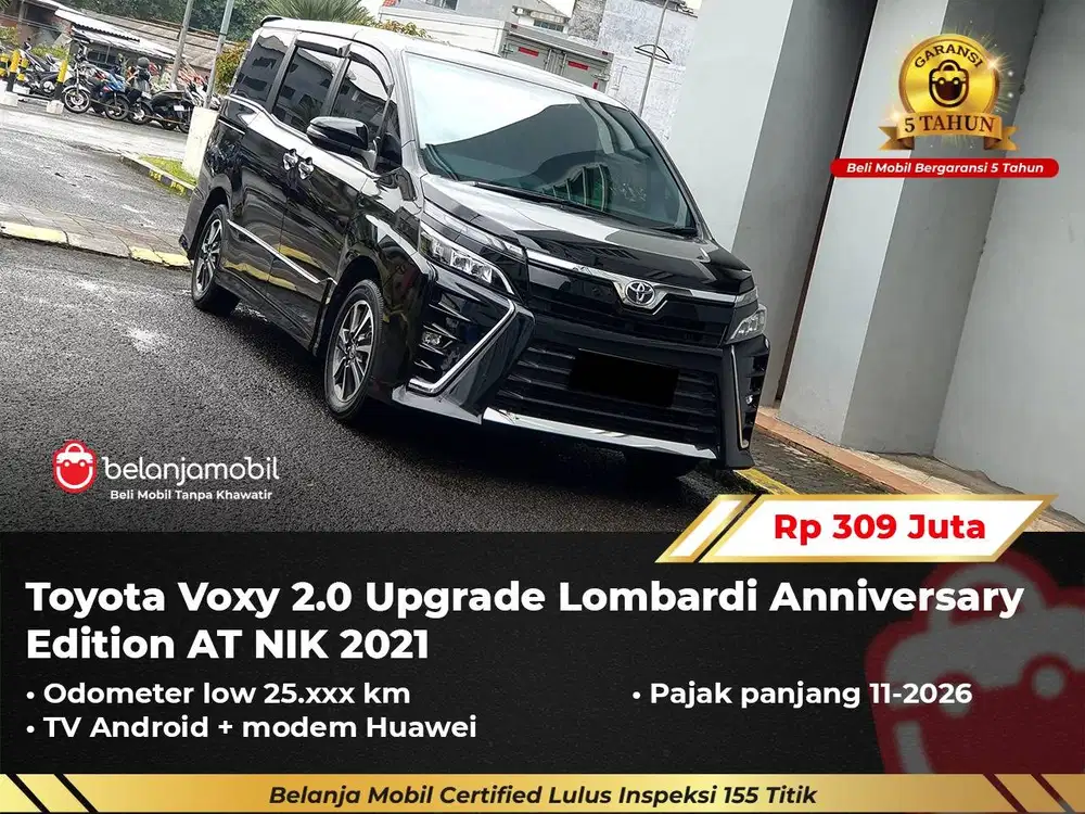 [ LOMBARDI ] Toyota Voxy 2.0 Upgrade Sunroof Lombardi 2021/2022