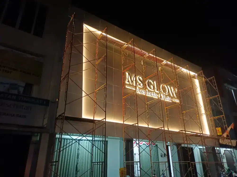Promo Aneka: Huruf Timbul. Signage. Lettersign LED. Branding. Neon Box