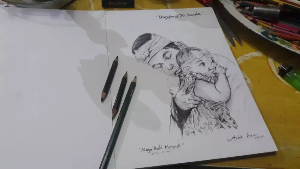 Jasa Gambar Drawing Pensil