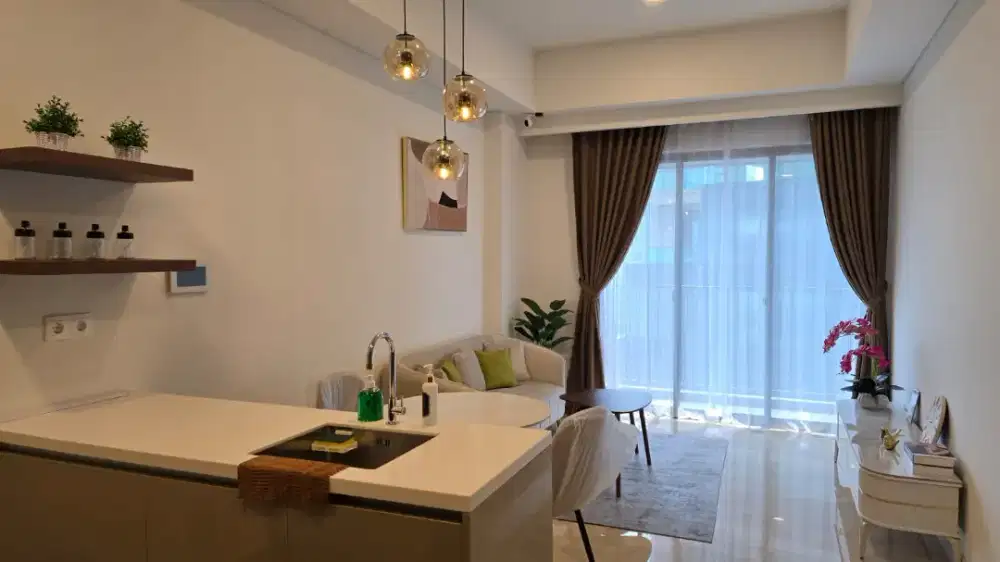 Arumaya 1BR 55m² High Floor Fully Furnished Near MRT