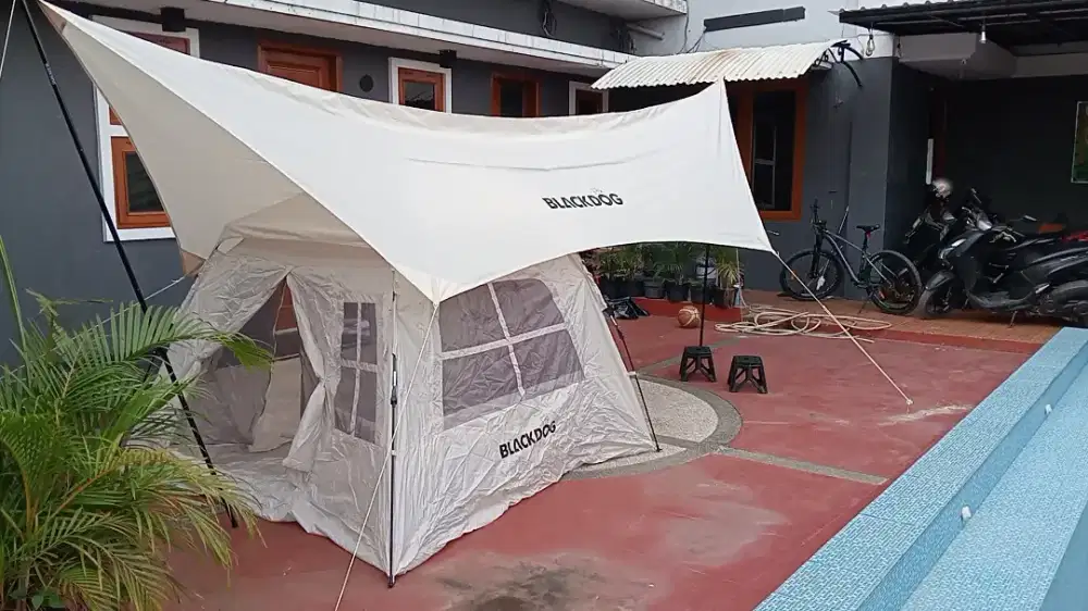 Jual tenda + Playsite Black Dog