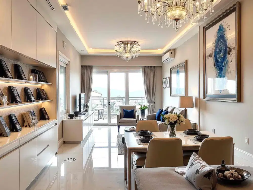 HANYA 1 UNIT! 3 Bedroom Sky House BSD 1,3M an samping AEON MALL BSD