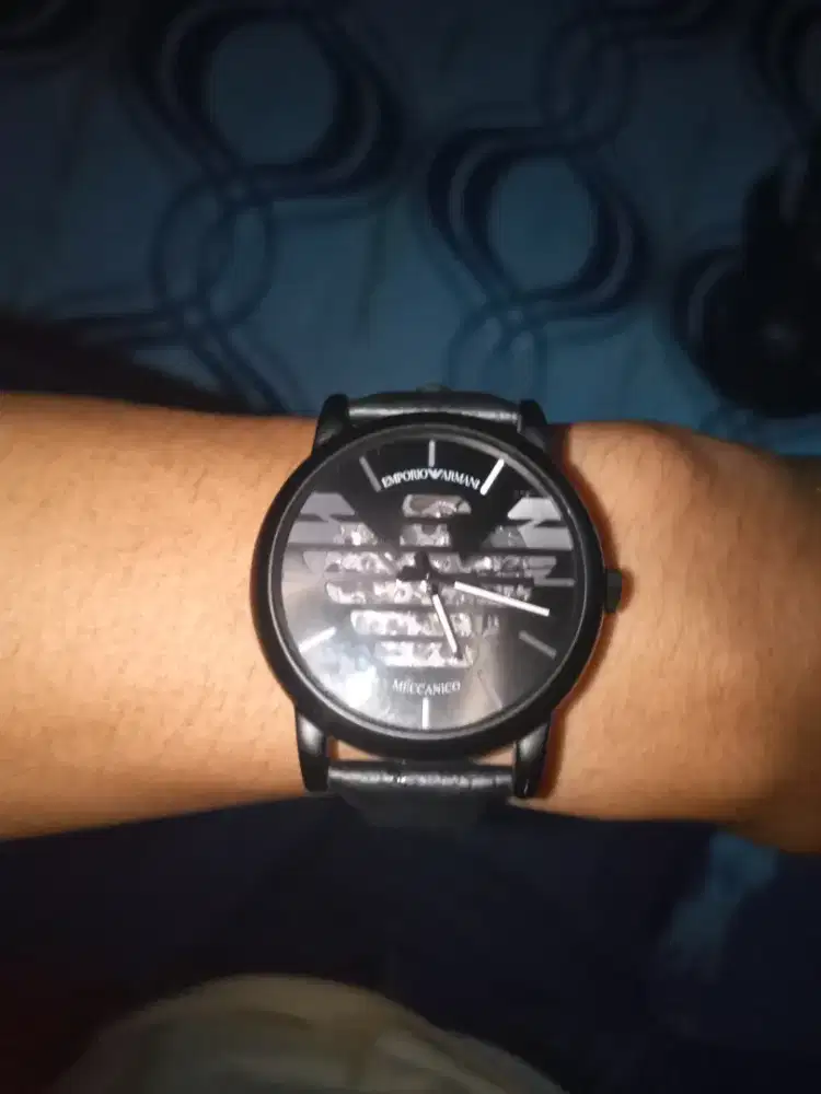jam tangan emporio armani meccanico