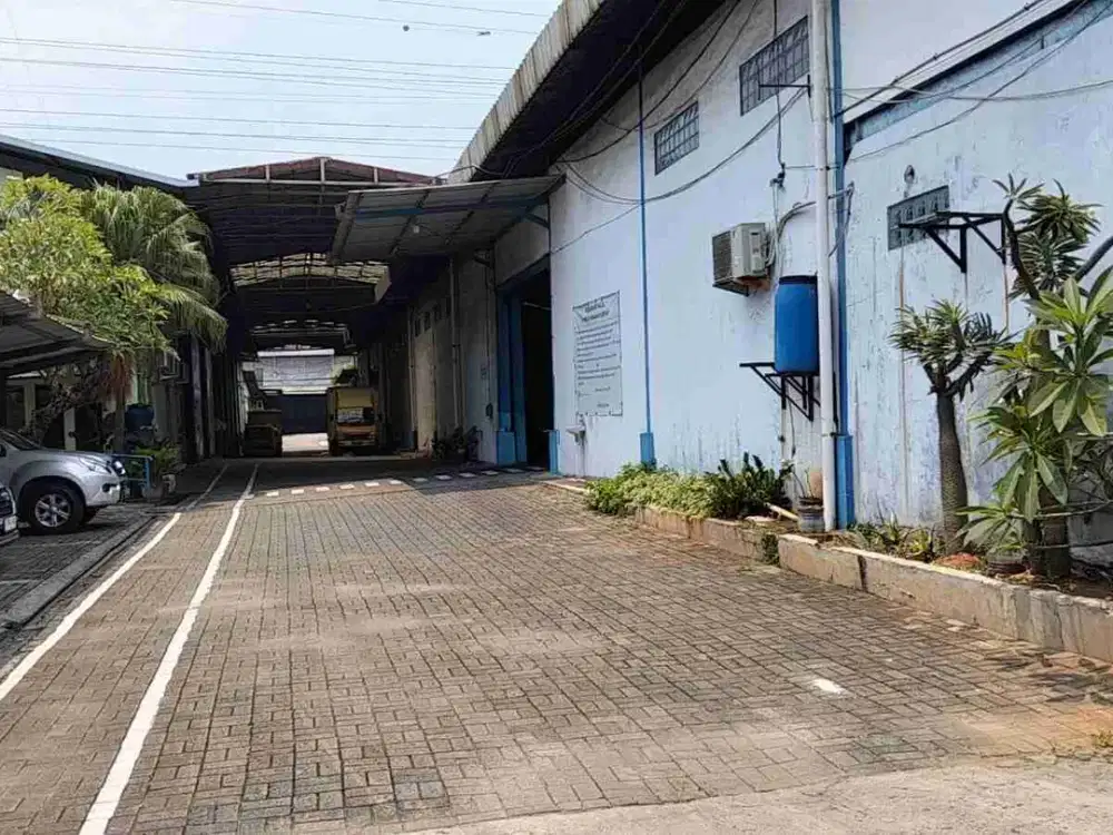 DIJUAL CEPAT GUDANG PORIS PLAWAD TANAH 1 HEKTAR LB 7000M2 SHM SIAP PAKAI AKSES KONTAINER HARGA NEGO