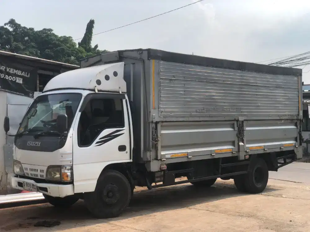 Isuzu elf NKR71 ps125 LWB double Long Wingbox hidrolik 2015