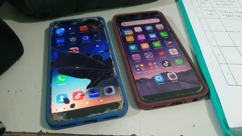 Redmi dan oppo  2 hp