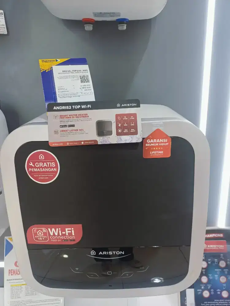 Cicilan tanpa kartu kredit DP 0% Water heater Ariston