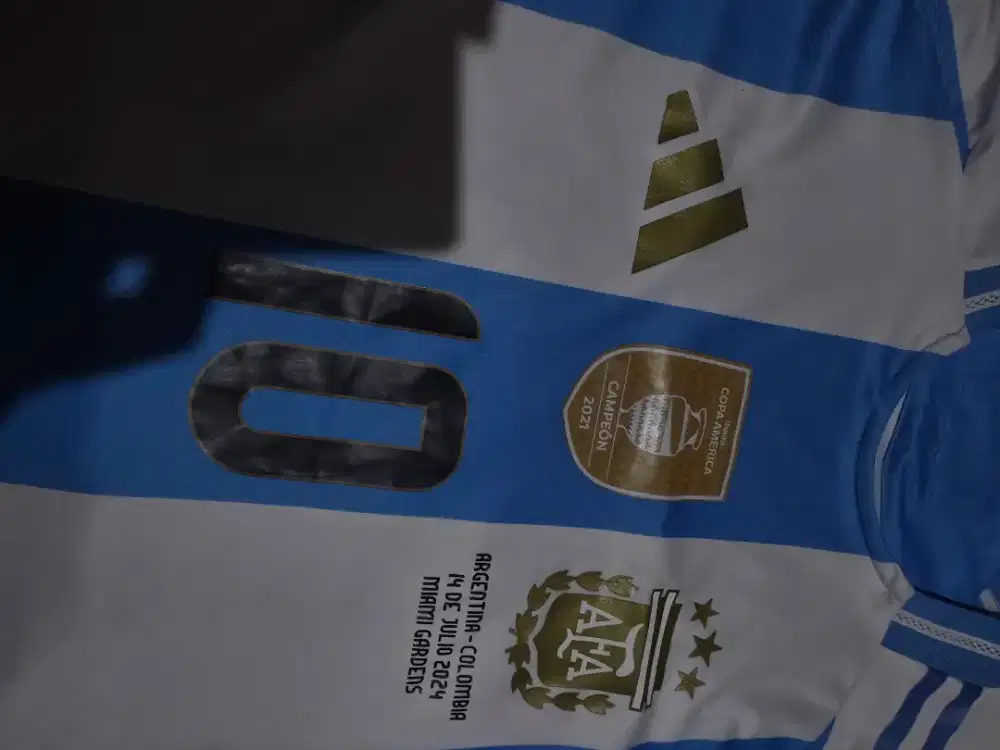 Jersey Bola Argentina Final Copa America 2024 Player Issue