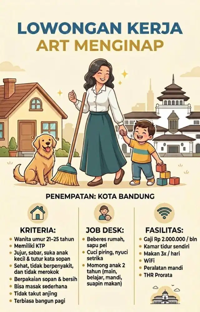 LOKER ASISTEN RUMAH TANGGA