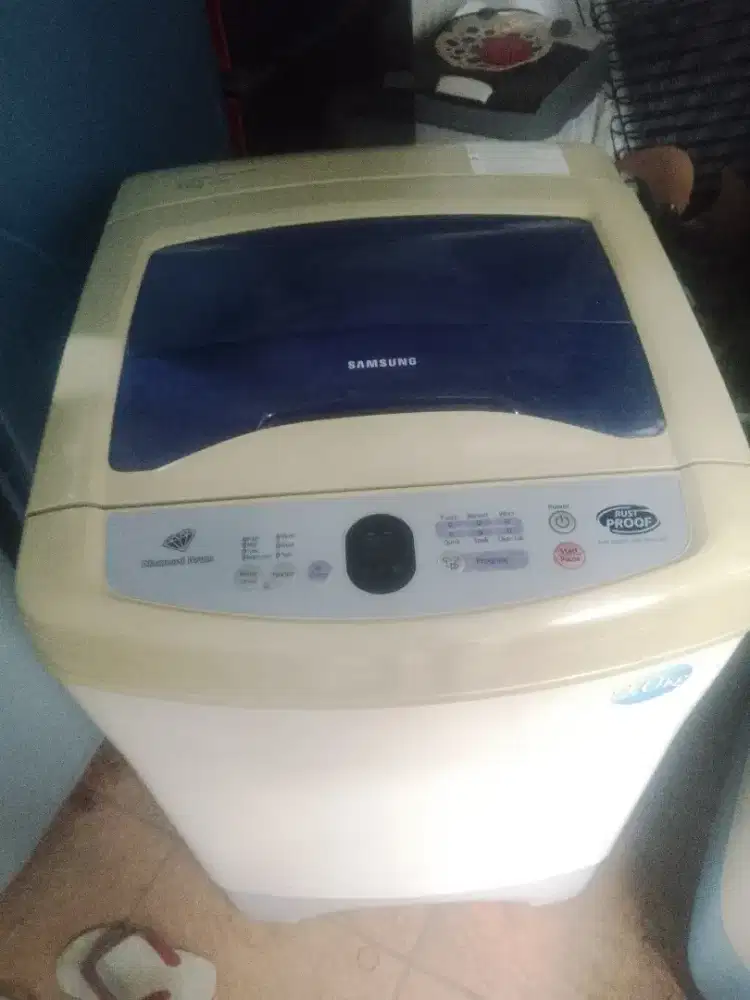 Mesin cuci 1 tabung otomatis merk samsung 9kg normal siap pakai nepis