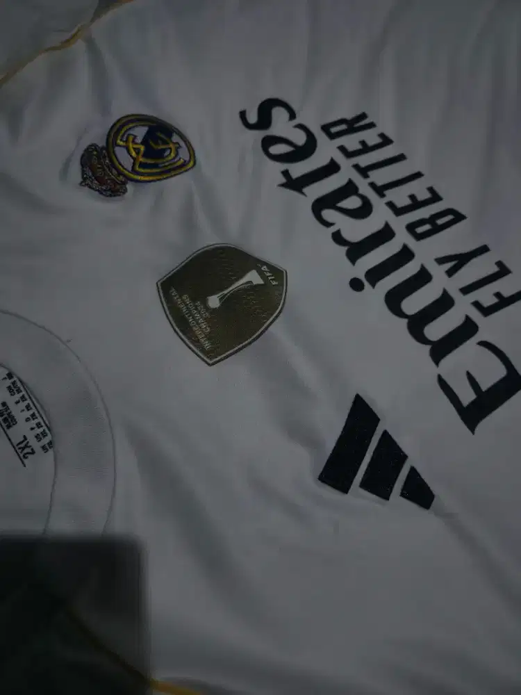 Jersey Real Madrid 2026 Home Full Patch CWC