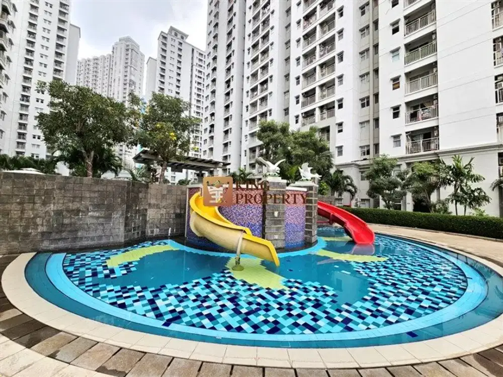 3 Menit ke Central Park Mall & APL Tower, Dijual 2BR Mediterania Garden 2 Furnished Pool View Jakarta Barat