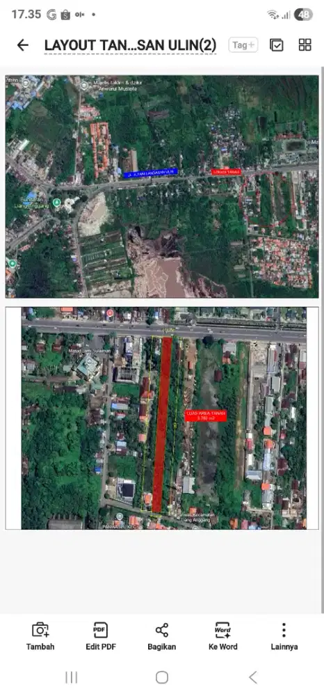 Bismillah...bapa ibu izin share tanah mau dijual