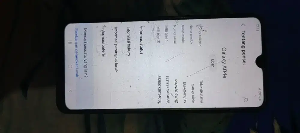 Samsung A04e Second 3/32