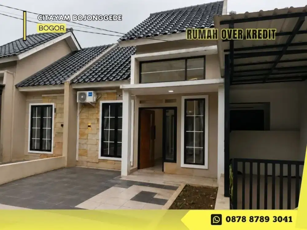 Over Kredit Rmh ccln flat 55JT dkt Stasiun Citayam di Bojonggede