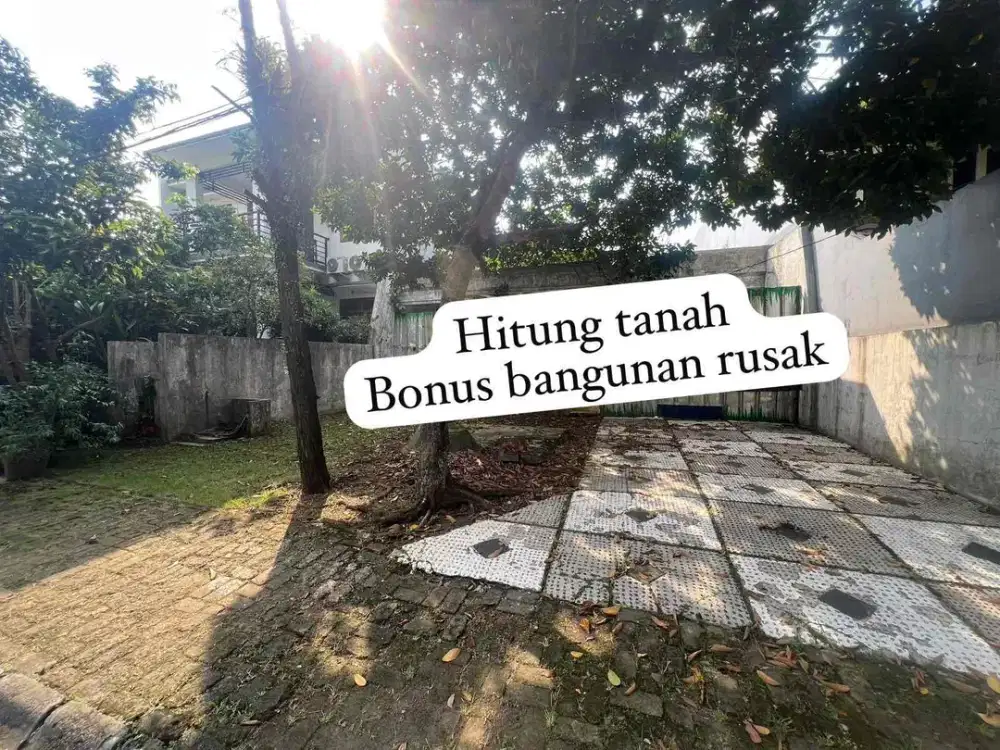 Tanah Bonus Bangunan Rusak Taman Yasmin Dekat Tol Dekat Stasiun