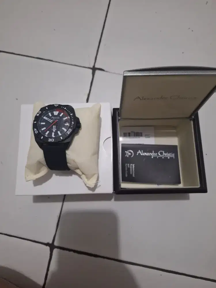 Dijual jam tangan alexander christie AC 6684 MDR Black Blue