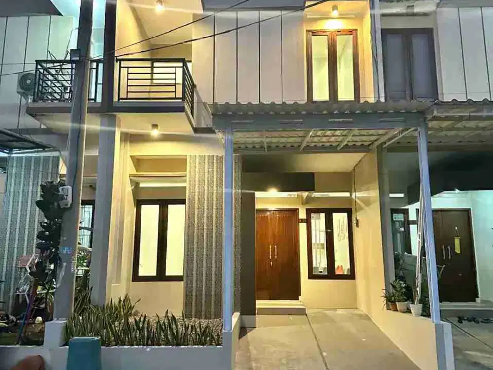 Rumah baru 849 jt mewah 2 lantai  Depok dekat tol sawangan dan stasiun depok lama