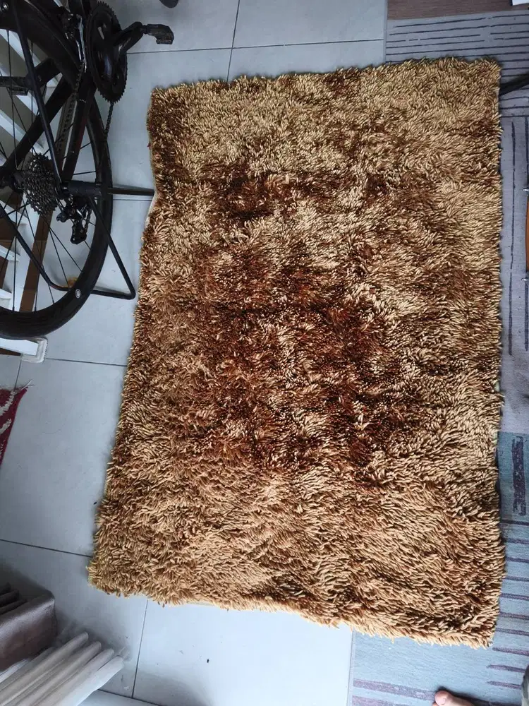 Karpet cendol warna gold