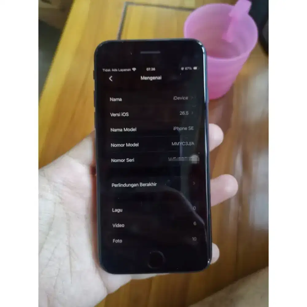 iPhone SE 3 64GB Indosat only bypass mdm
