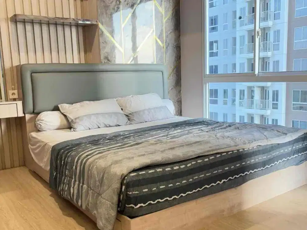 DISEWAKAN APARTEMEN MURAH 2 BEDROOM JADI STUDIO FULL FURNISH DI TOKYO RIVERSIDE PIK 2