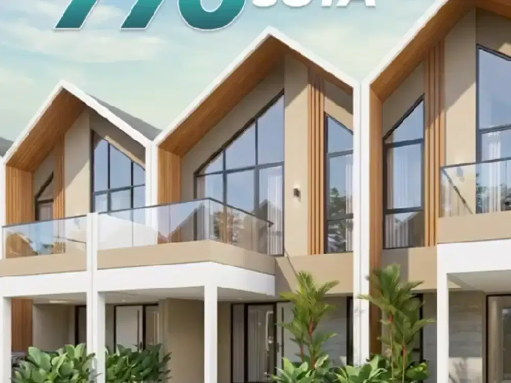 5jt lgsg akad dpt rumah baru 2 lantai dekat Stasiun KRL Bojonggede, free shuttle ke Stasiun. Cicilan mulai 5jtan