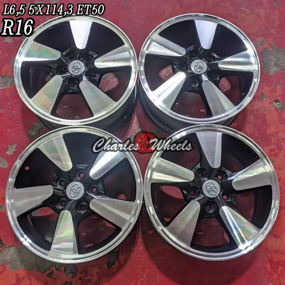 VELG RUSH RING 16 HITAM POLIS