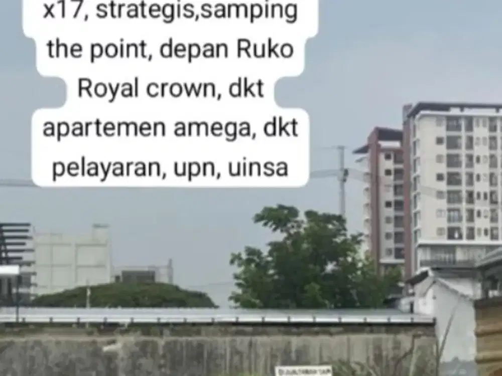 DIJUAL MURAH TANAH TURUN 70 JUTA NOL JALAN POROS 5 MENIT DARI MERR