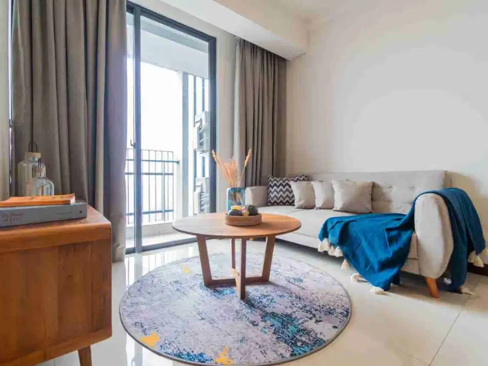 DISEWAKAN APARTEMEN CASA GRANDE 2 KAMAR SIAP HUNI PHASE 2 KOTA CASABLANCA JAKARTA SELATAN